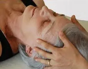 Stephanie McMahon providing osteopathic treatment